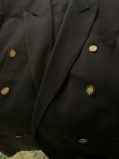 Versace Anzug Herren, Schwarz, Zweiteilig, Größe 56