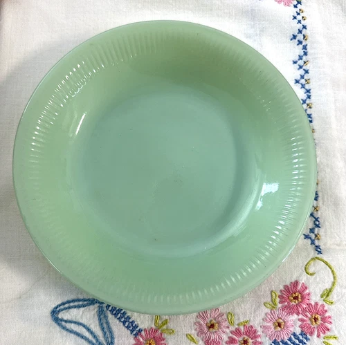 Vintage Fire King Jadeite Jane Ray Soup Bowl 7 1/2”