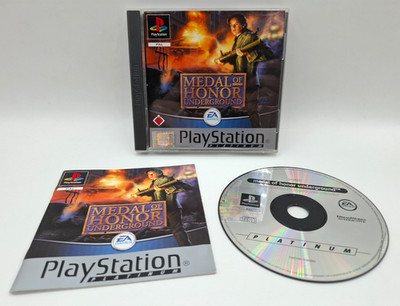Medal of Honor Underground Sony Playstation 1 PS1 Psone mit Handbuch