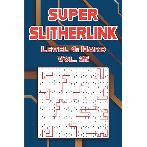 Super Slitherlink Level 4: Hard Vol. 25: Play Slitherlink With Solutions Har FS