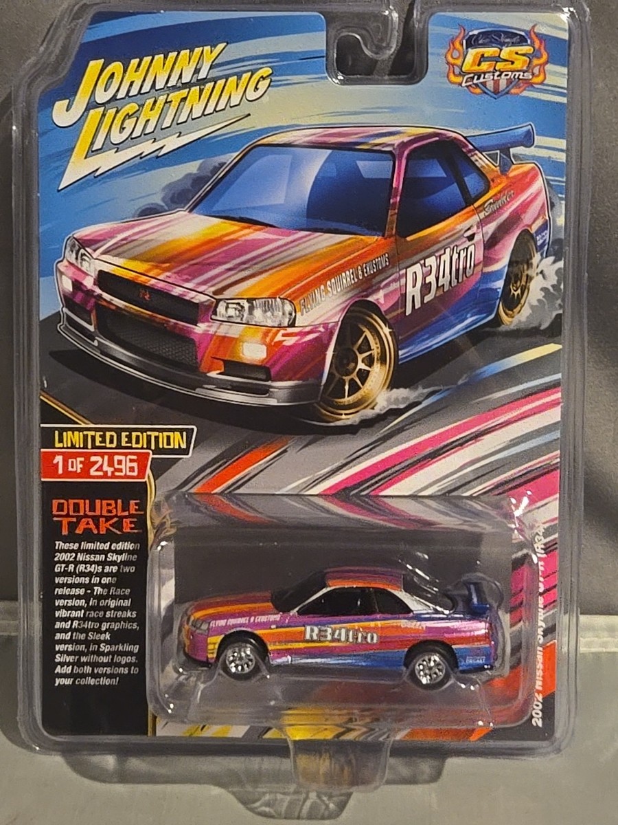 Johnny Lightning CS Customs 2002 Nissan Skyline GT-R (R34) | eBay