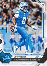 Jahmyr Gibbs 2026 NFL Topps NOW Card 8 Presale