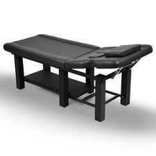 Black Adjustable Facial Massage Bed Chair Salon Spa Tattoo Parlor Office Supply