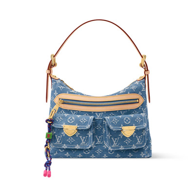 NEU Louis Vuitton Monogram Baggy Denim Handtasche Blau M27329 Authentisch LV