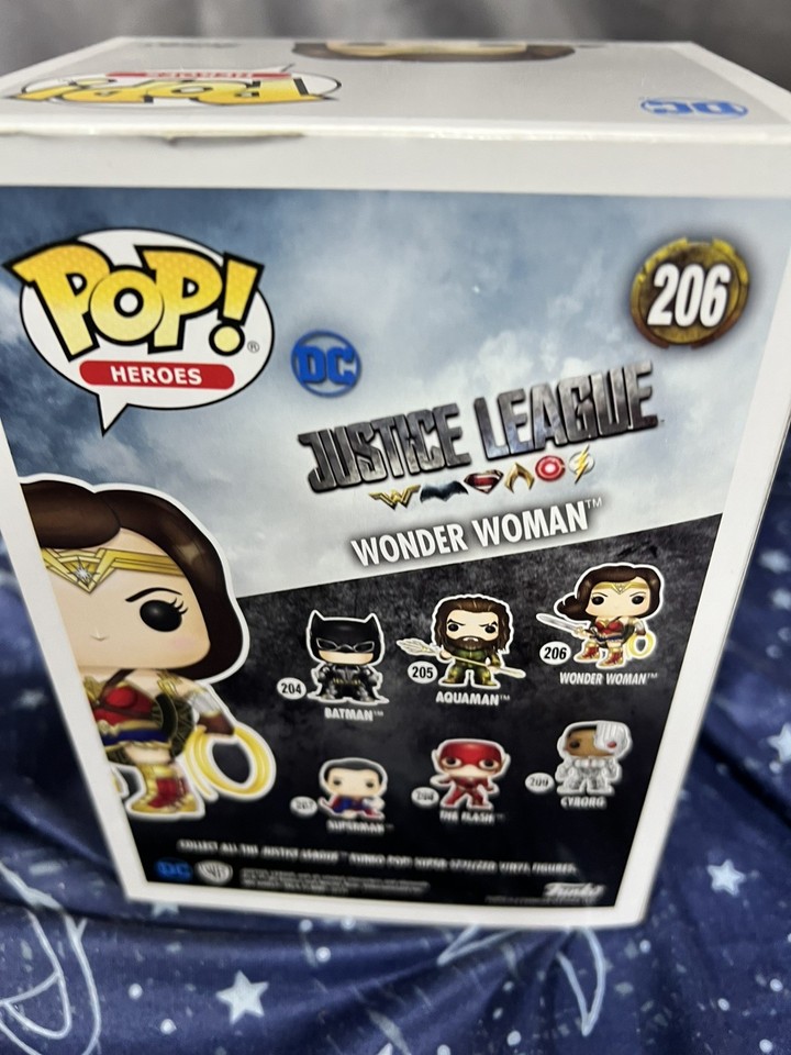 Funko Pop! Heroes Justice League Wonder Woman #206 DC Comics 2017 Vinyl ...