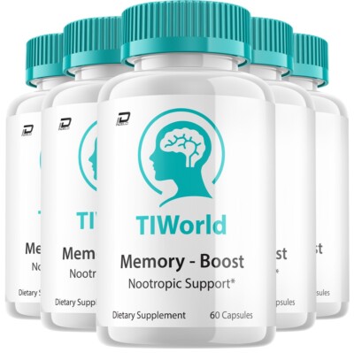 (5 Pack) Tiworld Brain Supplement Capsules   Tiworld All Natural Memory Focus