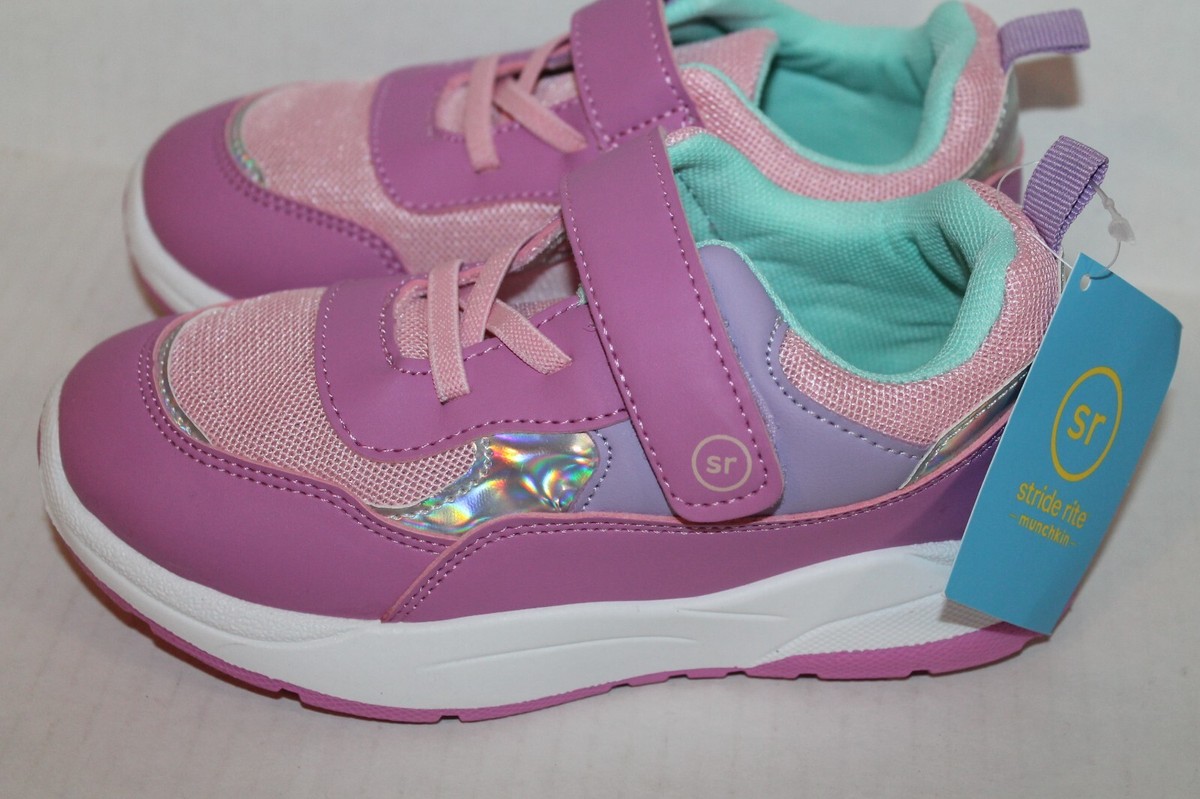 Stride Rite Munchkin Bean Girl's Pink Athletic Shoes Sneakers Size