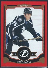 Matt Carle #47 Red Border Parallel - 2015-16 O-Pee-Chee Hockey