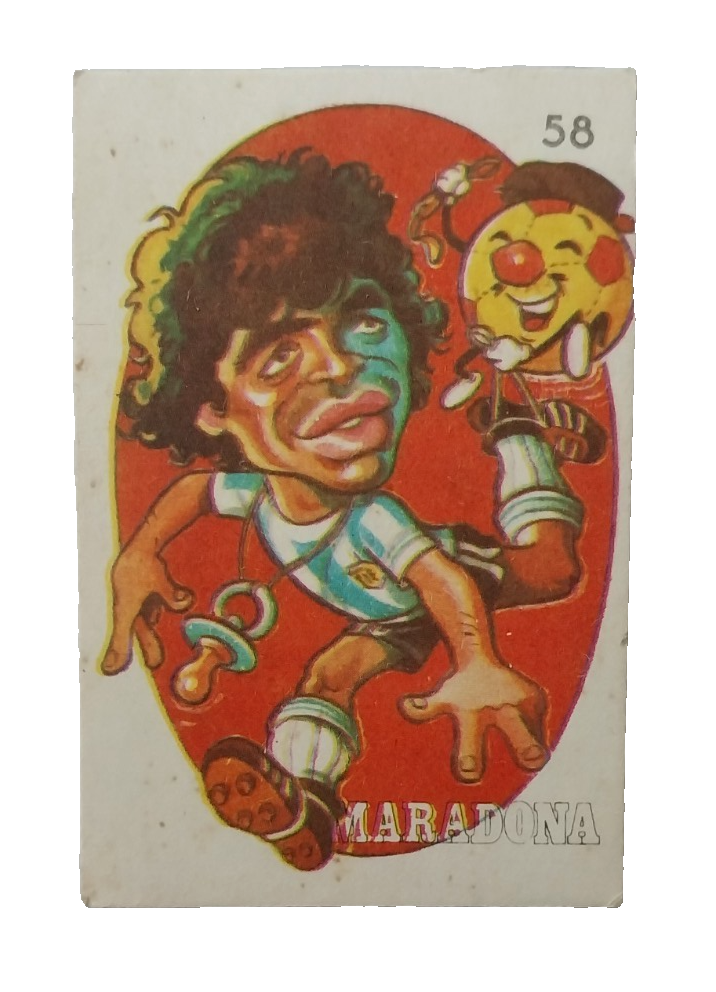 1979 Crack Super Futbol Diego Maradona RC Rookie Card Argentina