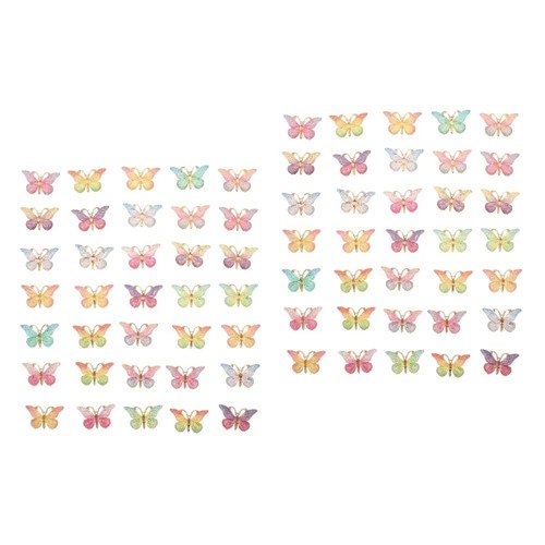 2 Pieces Schmetterling Handgefertigte Materialien Schmuckverzierung - 第 5/12 張圖片