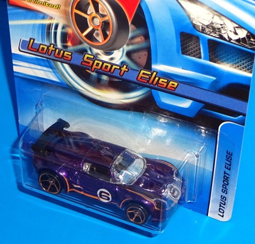 Hot Wheels 2005 Mainline Faster Than Ever #163 Lotus Sport Elise Purple w/ FTEs - Picture 2 of 2