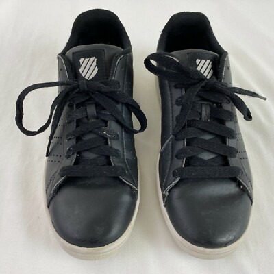 K-Swiss Men's Court Casper Lace-Up Casual Shoes Black 05586-002 Size Men's 