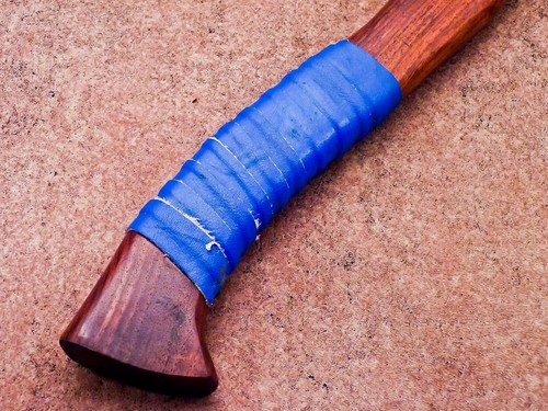 CUSTOM HAND FORGED CARBON STEEL WOLF FENRIR AXE, TOMAHAWK AXE WD-7878 - Picture 12 of 14