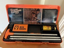 Vintage Hoppes 9 Gun Cleaning Kit With Orange Box