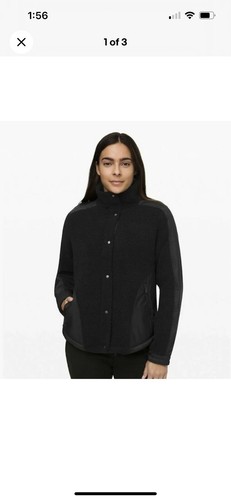 BRAND NEW Lululemon Go Cozy Jacket Black Sherpa Fleece Size 8 NWT $178 - Picture 2 of 6