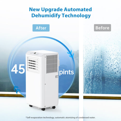 8000BTU Portable Air Conditioner 3-in-1 Dehumidifier Fan AC up to 350 Sq. ft - Picture 3 of 9