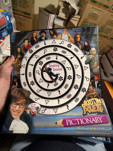 PICTIONARY AUSTIN POWERS Edition 100% COMPLETE UNPLAYED 2002 Yeah! Baby! - Picture 15 of 21