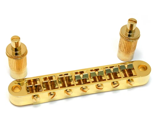 GB-TM7-G Gold 7-String Tunematic Gibson/Gretsch Style Electric Guitar Bridge