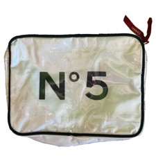 Vintage 1988 Chanel No5 Zip Pouch Makeup Bag Rare Hard to Find