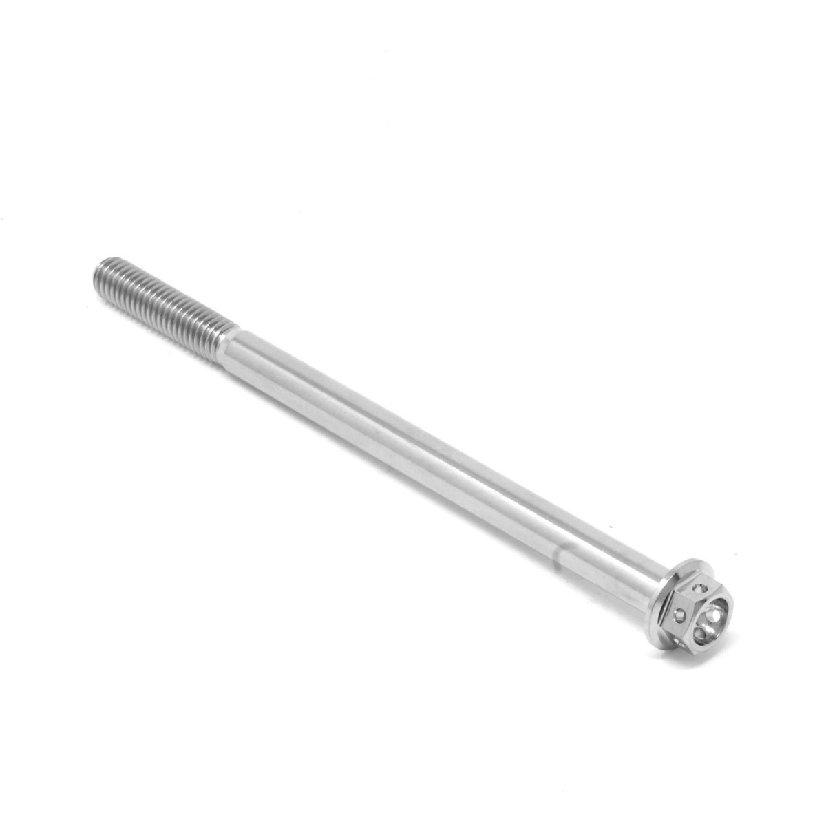 Titan Flanschschrauben M5/M6/M8 Gebohrt - Für Lockwire, Race-Spec, Verschiedene Längen