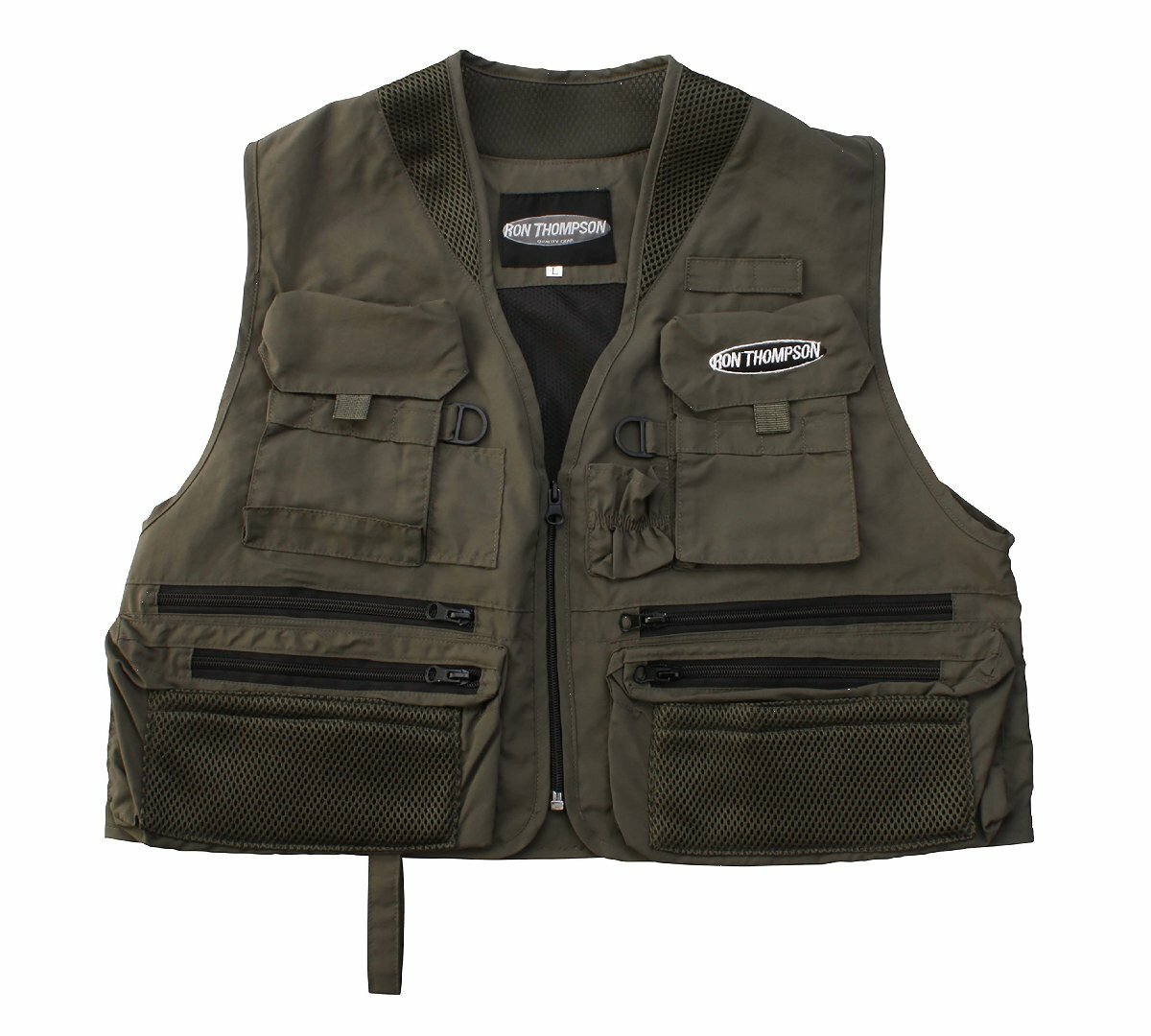 Рыболовный жилет RON THOMPSON Ontario Fly Vest Dusty Olive от TACKLE DEALS 9790₽