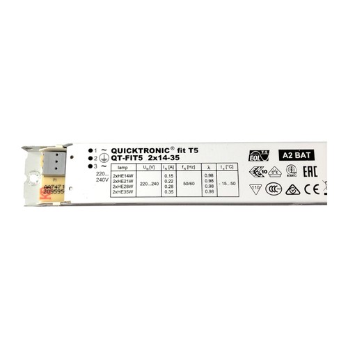 Osram QT-FIT5 2x14-35 Alimentatore Elettronico Fluorescente 2x 14W, 21W, 28W, 35W - Foto 3 di 6