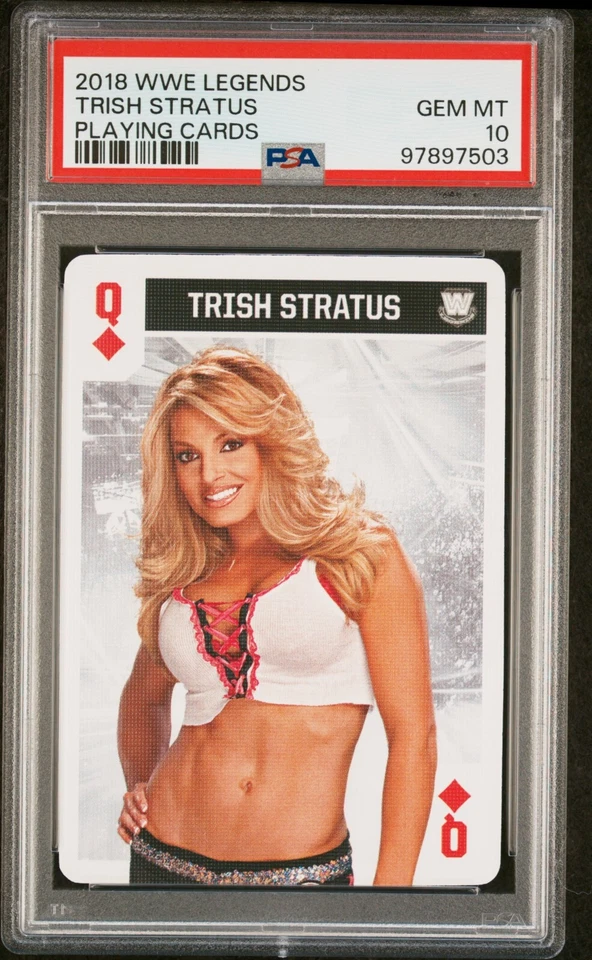 Trish Stratus 2018 WWE Legends PSA 10 GEMA COMO NUEVA Y 2005 Heritage PSA 9 ¡Ambos Pop 1! Foto 2 de 4