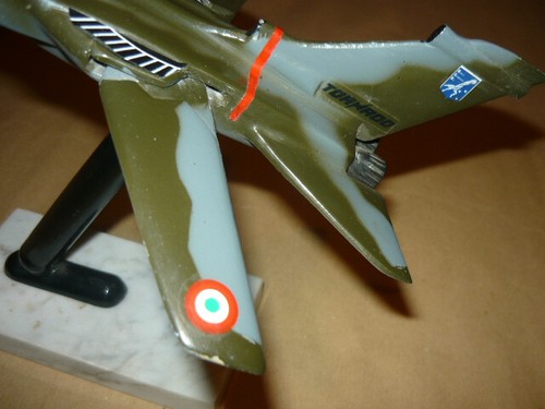 FOMAER PANAVIA TORNADO MIMETIC AEREO CACCIA ORIGINAL VINTAGE MODEL PLANE - Foto 5 di 7
