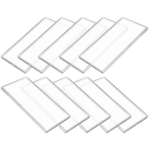 10 Pcs Banknote Box Transparent Currency Case Clear Money Holder Man - Picture 10 of 12