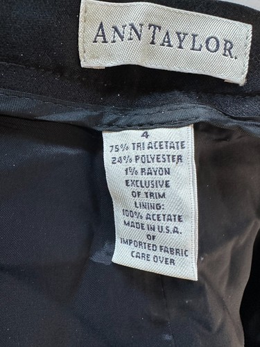 Tuta Ann Taylor nera taglia 4 giacca pantalone smoking dettagli - Foto 2 di 7
