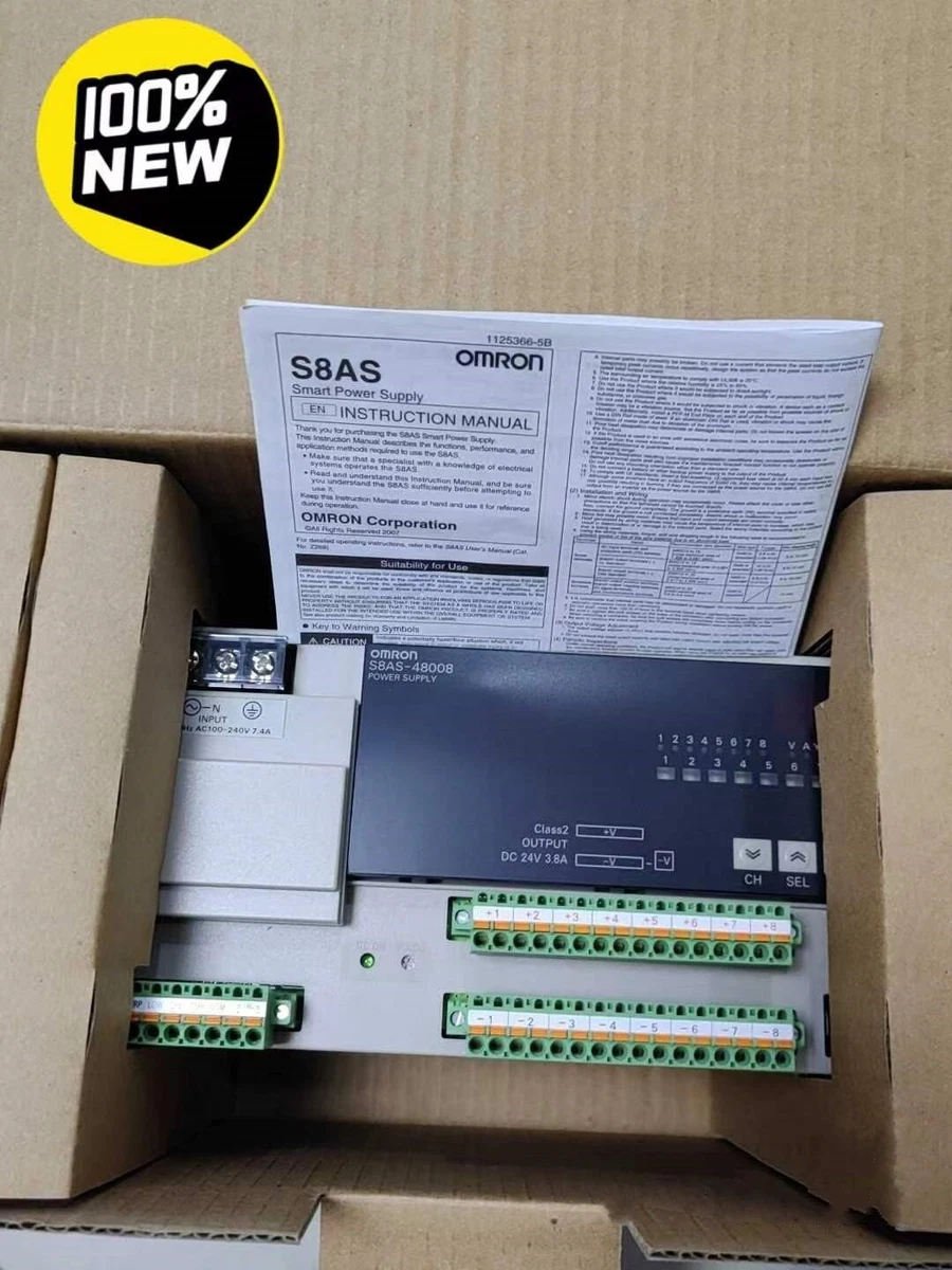 1PC NEW OMRON S8AS-48008 power supply Fast shipping#DHL or 1PC NEW OMRON S8AS-48008 power supply Fast shipping#DHL or