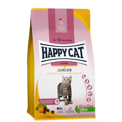 Happy Cat Young Junior Land Geflügel  10 kg