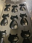 Halloween - Black Cats - Ice Cube Tray - 9 Mold Tray - Black - 