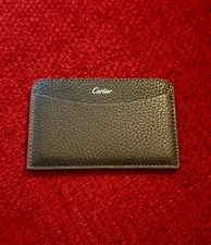 Cartier Cardholder Wallet Black Leather | NEW |Collectible Promotional AD Gift