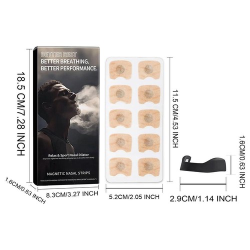 Anti Snoring Nose Clip Nasal Dilator Stop Snore Easy Breath 15 Days Starter R5E4 - Picture 16 of 17