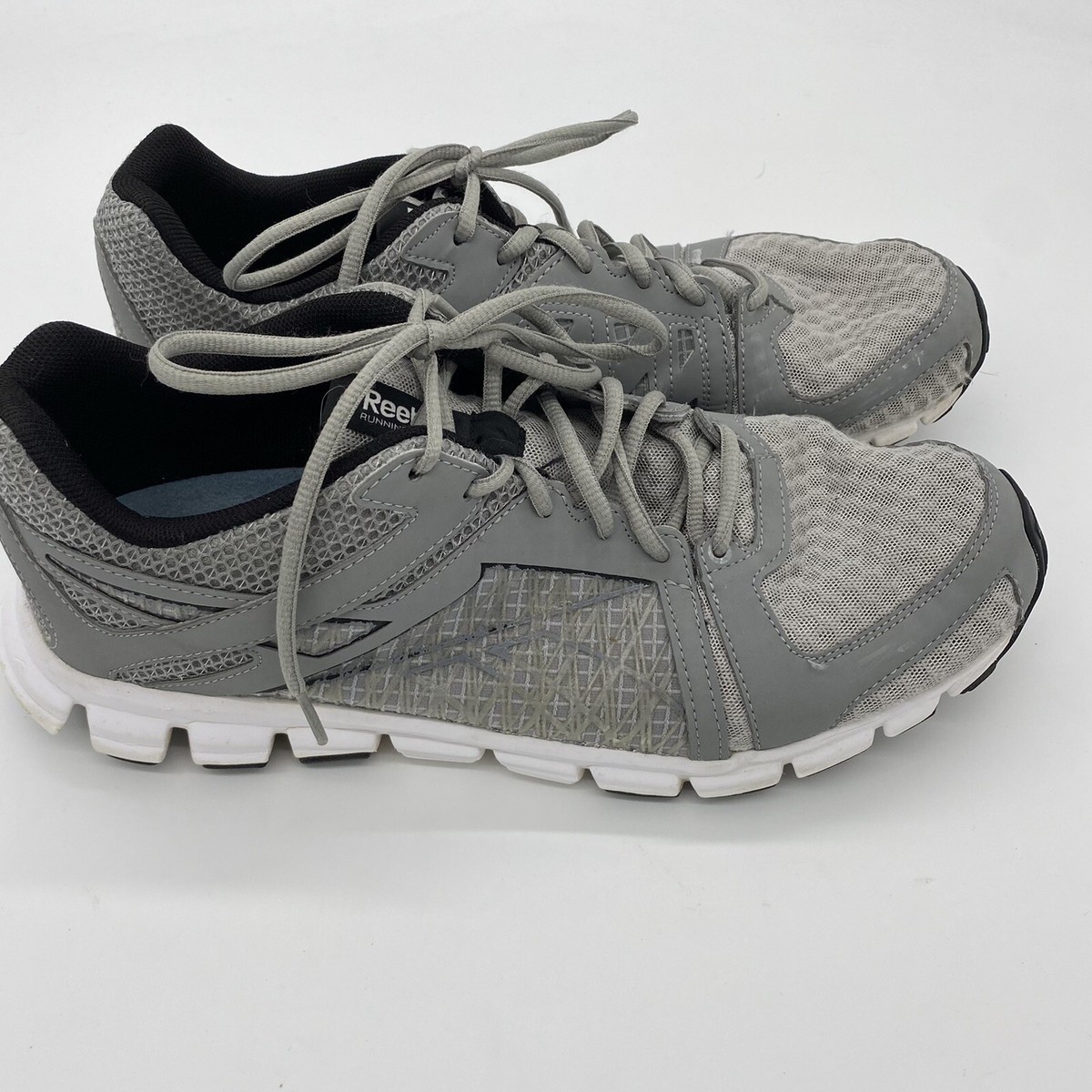 Reebok Men\'s Athletic Shoes in Gray and Navy size 11.5 Classic Nylon - Mens – ShopWSS main image 4