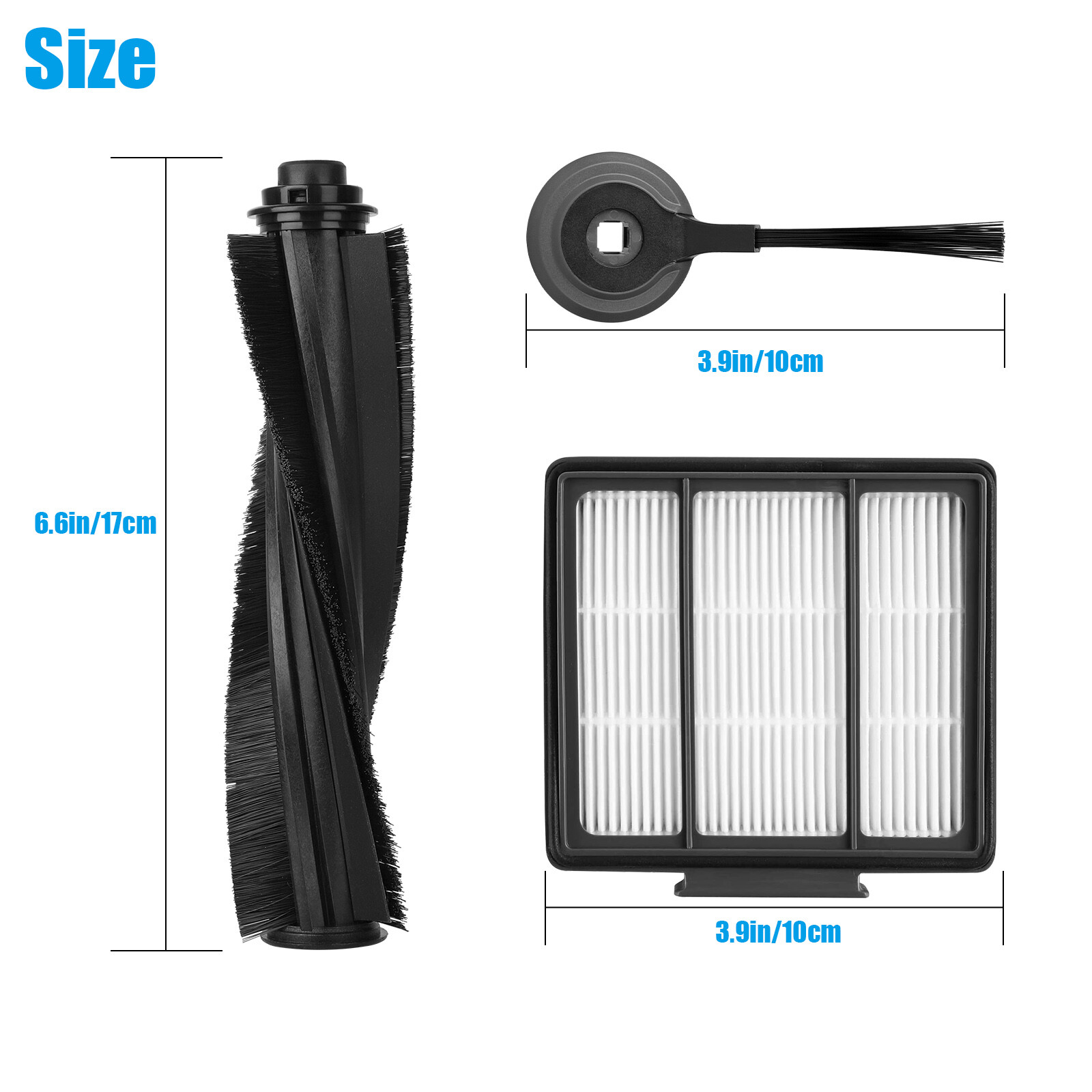 7/14 PCS Vacuum Cleaner Replacement Parts Brush Kit Shark ION Robot S87