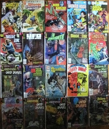 LOT OF 39 BRONZE AGE HORROR COMICS COMIC BOOKS (GD/VG) GOLD KEY, CHARLTON +++