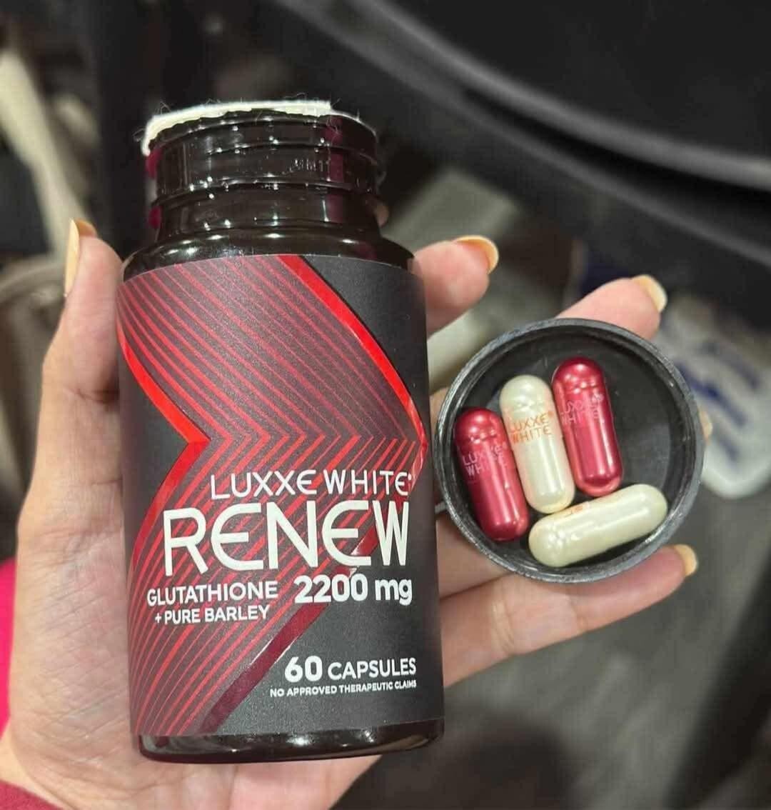 lucchini glutathione review Luxxe White Renew with Glutathione, Collagen, Barley and Berry Extract