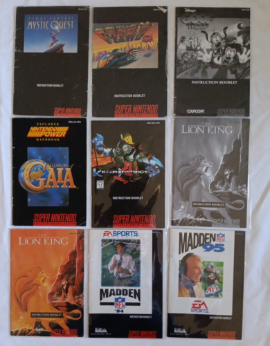 Libretti manuali Super Nintendo (autentici) - buoni - scegli tu / scegli V3 - Foto 2 di 4