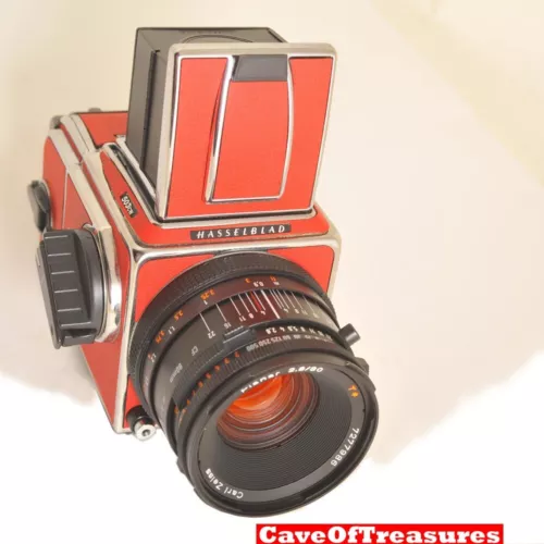 STUNNING,Mint RED HASSELBLAD 503CW ISO3200,CF 80 Lens,Latest A12,CLA January2025