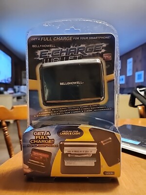 Bell Howell E-Charge Wallet with RFID Protected Technology