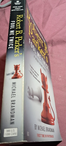 Robert B Parker's Fool Me Twice Jesse Stone Mystery Thriller Michael Brandman - Picture 3 of 3