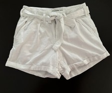 Abercrombie Kids shorts Pleated White Paperbag belted With Sash Size 13/14 Girls