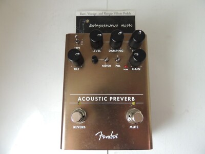 フェンダー　acoustic preverb エフェクター Fender Acoustic Preverb Acoustic Preamp/Reverb Pedal