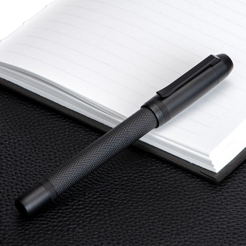 Jinhao 92 Black Fountain Pen Medium Nib Solid Metal with Converter Smooth Wri... - Picture 6 of 8
