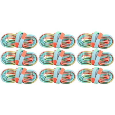  3 Pack Schnürsenkel Für Damen-Sneaker Assorted Color Shoelaces for Sneakers