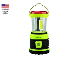 Rechargeable LED 1000 Lumens Lantern 4 Light Camping Hunting Emergency RED Flash