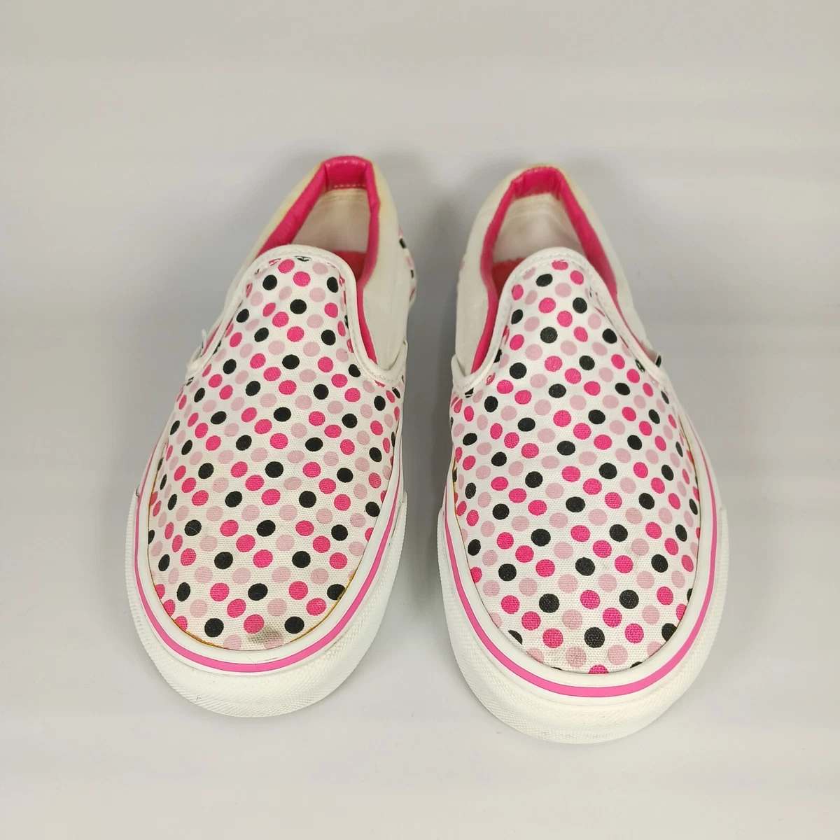 Pink polka top dot vans
