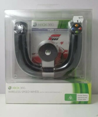 Forza Motorsport 4 Racing Bundle RARE - includes  Wireless Speed Wheel NEW